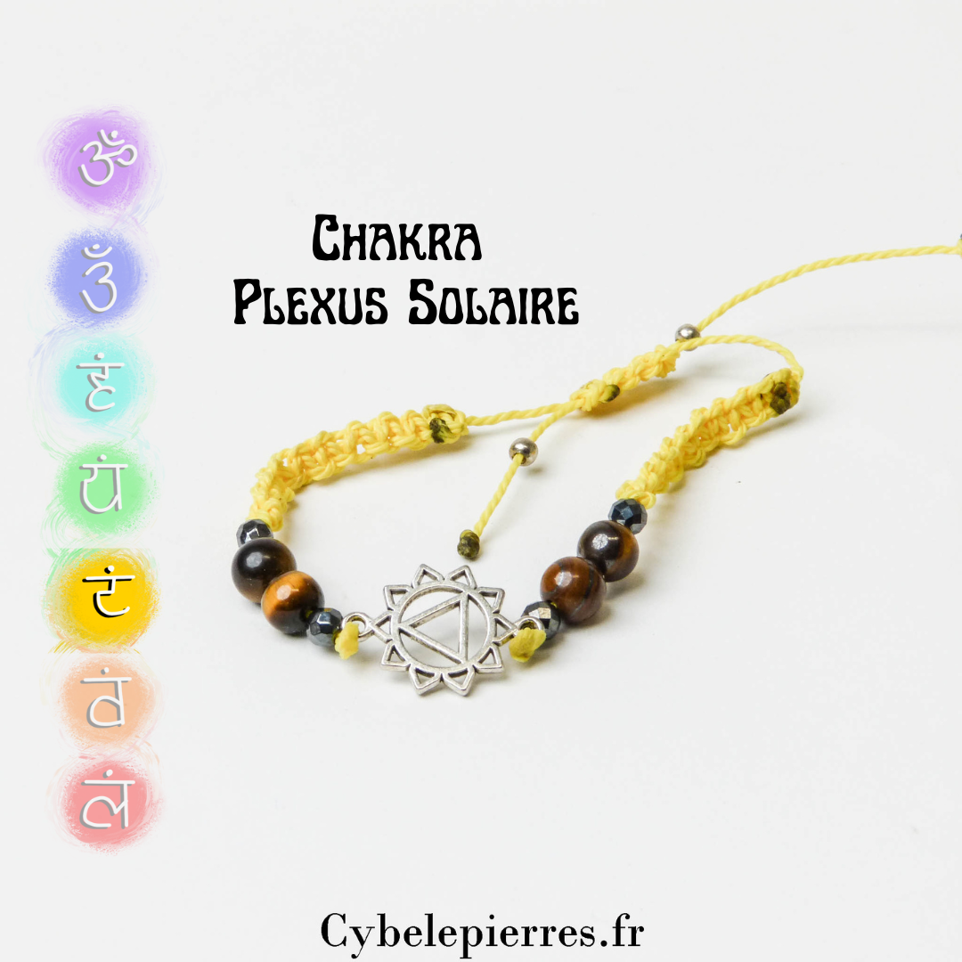 Pulsera Chakra Plexo Solar - Ojo de Tigre (Ajustable) | Confianza y Vitalidad