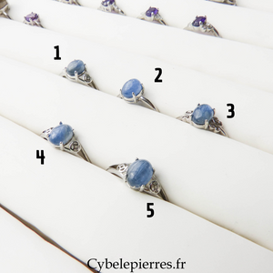Bague Cyanite - 10mm | Clarté et Expression