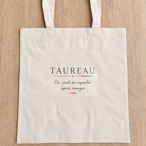 Tote bag Astro Taureau – Votre signe, votre petite phrase