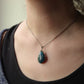 Colgante Gota - Apatita Azul (30mm)