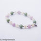 Bracelet Douce Harmonie – Kunzite, Pierre de Lune et Jade de Birmanie (6 et 8 mm) – 18 cm | Sérénité, Bienveillance et Équilibre
