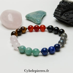 #8 - Bracelet 7 Chakras (8mm) – Équilibre énergétique et harmonie | 18 cm