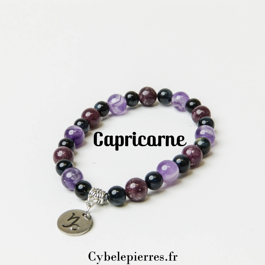 Bracelet Capricorne (Perles de 6mm et 8mm)