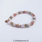Bracelet Contrôle – Kunzite, Rhodochrosite et Quartz Fumé (5-6mm) – 17 cm | Ancrage &amp; Équilibre