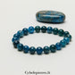 Bracelet Apatite Bleue (8 mm) - 17 cm | Clarté Mentale et Communication