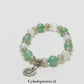 Bracelet Cancer - Aventurine verte, Labradorite et Péristérite (6mm et 8mm) | Intuition et Stabilité