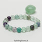 Bracelet Concentration – Fluorite (8mm) – 18 cm | Clarté Mentale et Équilibre Émotionnel