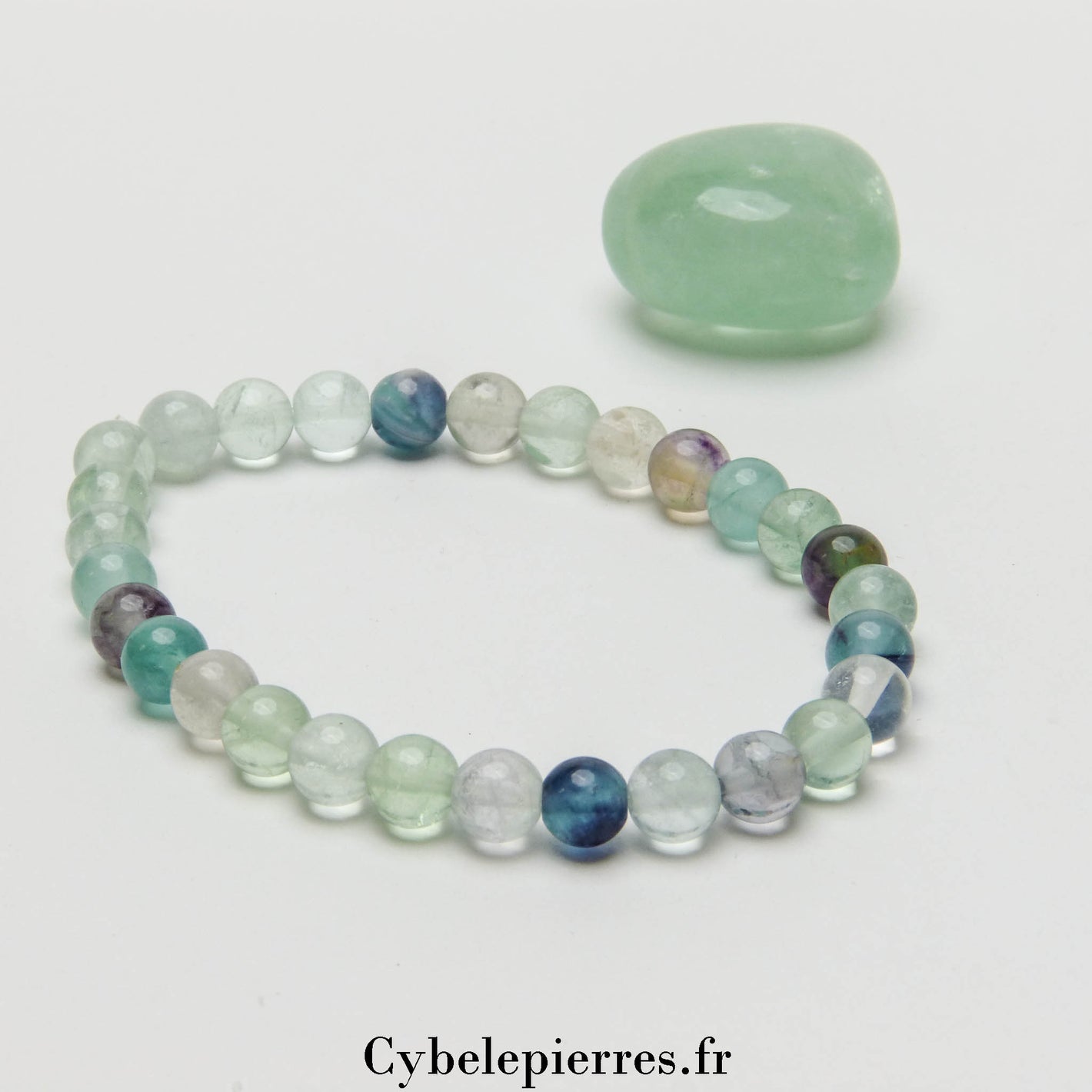 Bracelet Concentration – Fluorite (6mm) - 18cm | Clarté & Équilibre