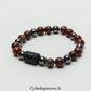 Bracelet Taureau - Jaspe Rouge (8mm) - 19cm | Force et Équilibre