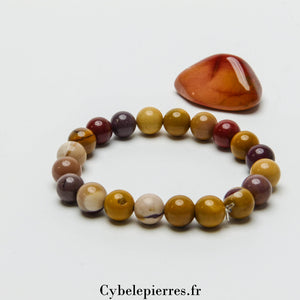 Bracelet Mookaite (8mm) | Créativité et Ancrage