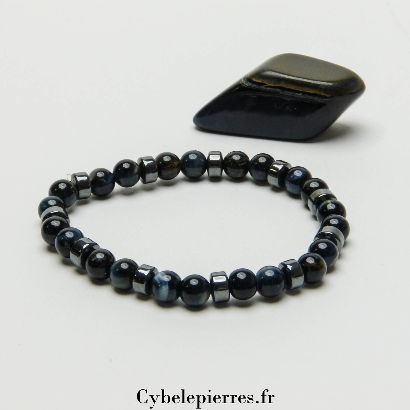 Bracelet Œil de Faucon (6mm) - 18cm | Clarté et Vision