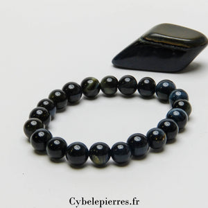 Bracelet Œil de Faucon (8 mm) - 17 cm | Clarté Mentale et Énergie Positive