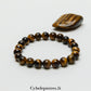 Bracelet Œil de Tigre (8 mm) - 18 cm | Courage et Prospérité