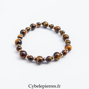 Bracelet Œil de Tigre (6 mm et 8 mm) | Protection et Détermination