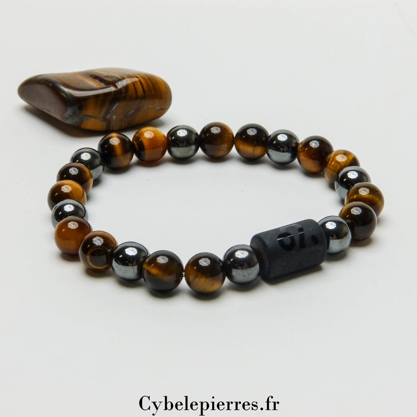 Bracelet Lion - Œil de Tigre (8mm) | Force et Confiance