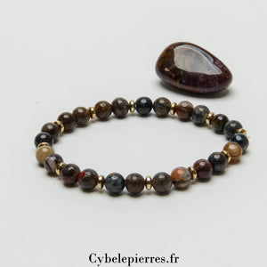 Bracelet Piétersite (6mm) | Créativité, Ancrage et Libération Émotionnelle