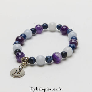 Y - Bracelet Astrologie - 3 - Poissons - 17cm