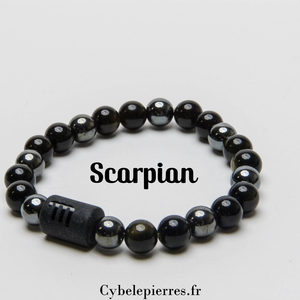 Bracelet Scorpion (8mm) - Protection et Transformation