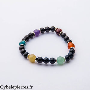 Bracelet Thanos – Pierres de l’Infinité (6 et 8 mm) – 18 cm | Énergie, Puissance et Équilibre