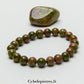 Bracelet Unakite – 8mm – 18 cm | Équilibre Émotionnel et Sérénité