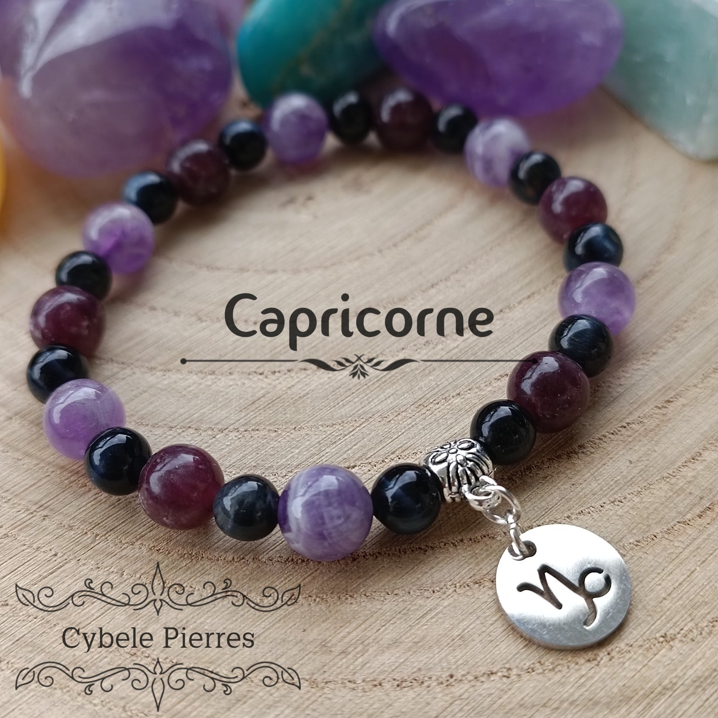 Bracelet Astrologie - 4 - Capricorne - 18cm