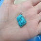 Pendentif - Turquoise (2cm) Chine