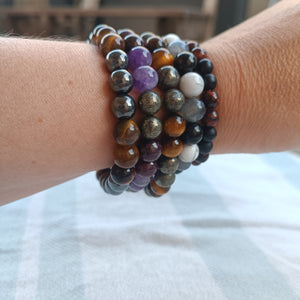 Bracelet sur mesure - 4 pierres | Taille au choix