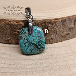 B- Pendentif Chrysocolle - Argent 0.925