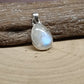 35.Pendentif Péristérite (Labradorite blanche)- 20mm