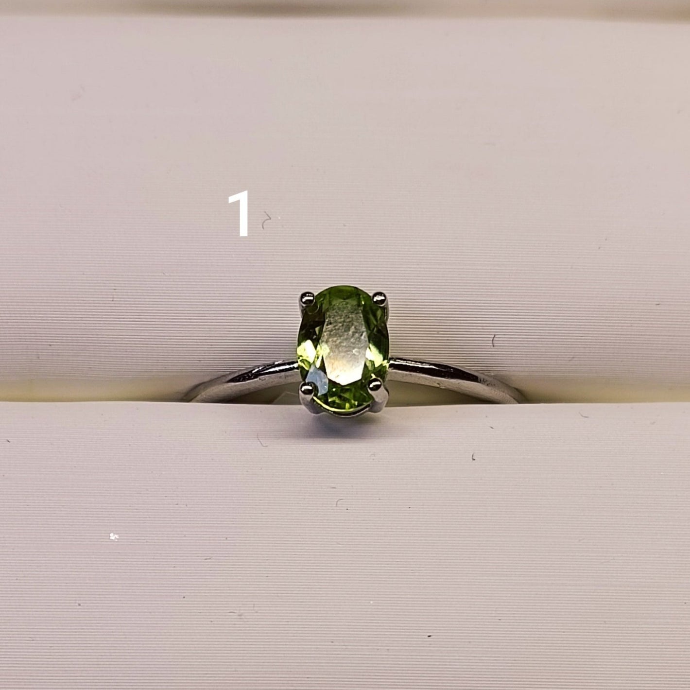 Bague Péridot (8mm) | Énergie et Renouveau