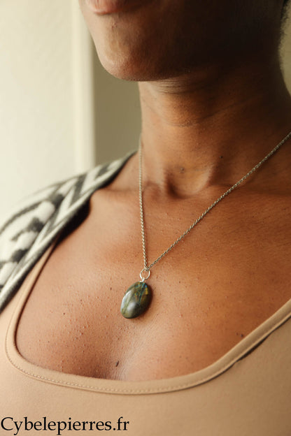 Pendentif Labradorite - 20 mm