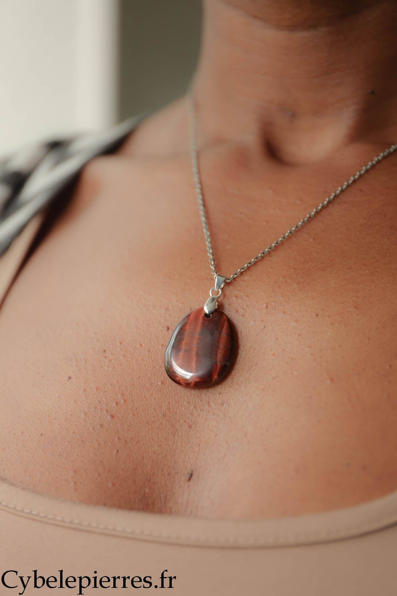 Pendentif Oeil de taureau - 32 mm
