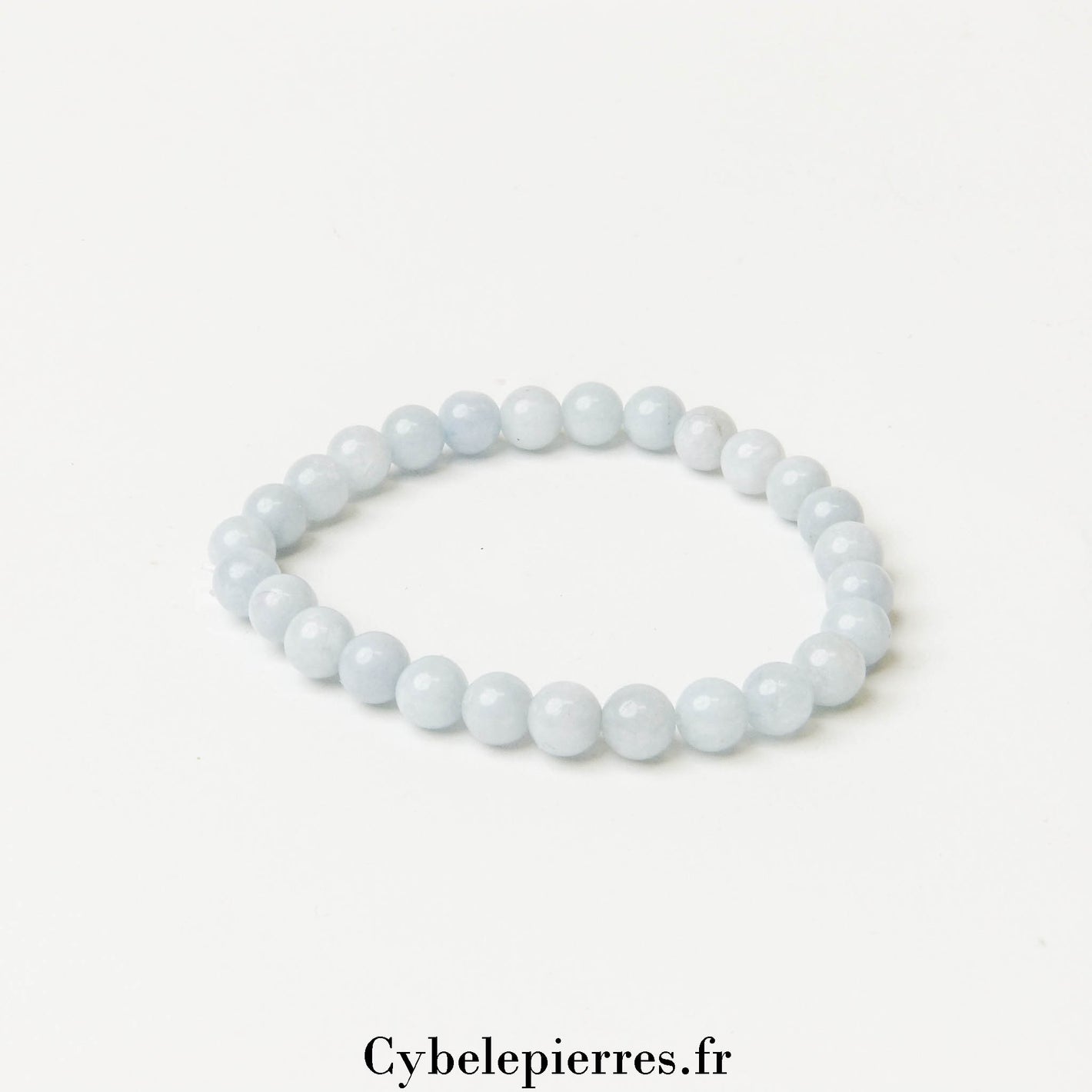 Bracelet Aigue-marine (6mm) – 18 cm | Sérénité et Clarté