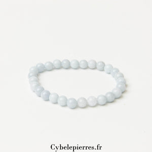 Bracelet Aigue-marine (6mm) – 18 cm | Sérénité et Clarté