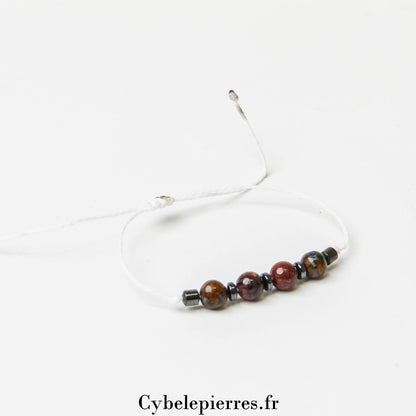 Bracelet Réglable en Cordon – Pietersite | Créativité et Libération Émotionnelle