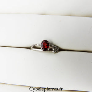 Bague Grenat (8mm) - Énergie et Vitalité