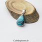 Pendentif Goutte - Chrysocolle (25 mm) | Créativité et Harmonie