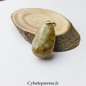 Pendentif Quartz Rutile (40mm) | Force, Vitalité et Équilibre