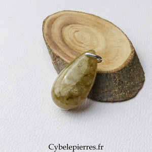 Pendentif Quartz Rutile (40mm) | Force, Vitalité et Équilibre