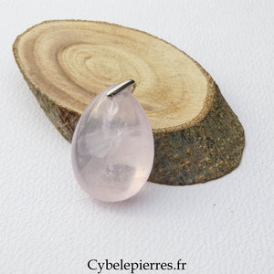 Pendentif Quartz Rose | Apaisement et Créativité