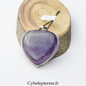 Pendentif Cœur - Améthyste (3cm) | Sérénité et Clarté