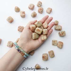 Pierre de Soleil Naturelle roulée – Inde | Vitalité et Joie Intérieure