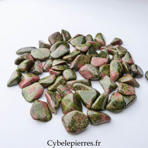 Unakite roulée – Afrique du Sud | Blocages et Equilibre émotionnel