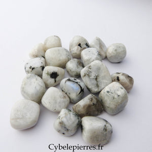 Labradorite Blanche (Péristérite) Roulée – Inde | Harmonie et Renouveau