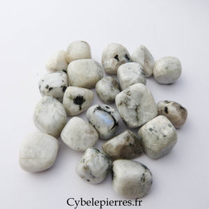 Labradorite Blanche (Péristérite) Roulée – Inde | Harmonie et Renouveau
