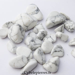 Howlite Roulée – Brésil | Communication, Calme et Expression Émotionnelle