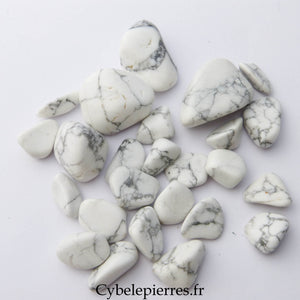 Howlite Roulée – Brésil | Communication, Calme et Expression Émotionnelle