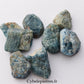 Apatite bleue pierre brute – Clarté et Expression