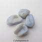 Calcédoine Bleue (Pierre Roulée) - Brésil | Apaisement & Équilibre