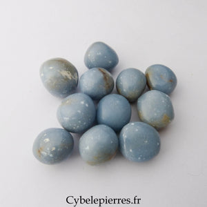 Angélite (Pierre roulée) - Brésil | Sérénité & Communication